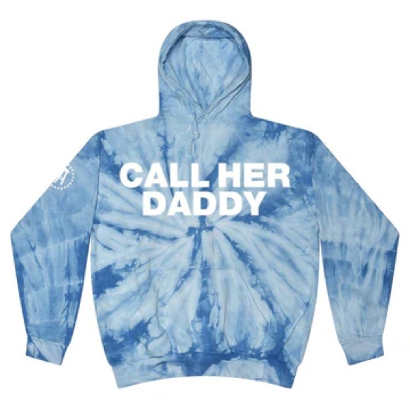 Call Her Daddy Tie Dye Hoodie - Picture 1 of 5